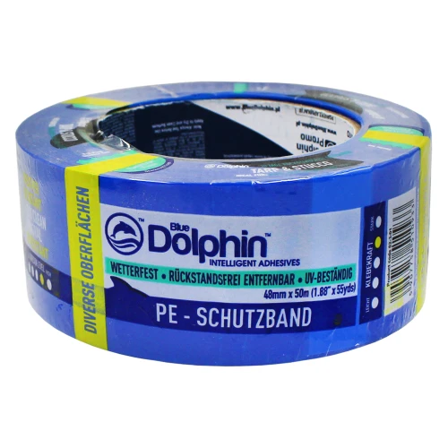 Фасадна стрічка блакитна 48 мм × 50 м “Blue Dolphin”