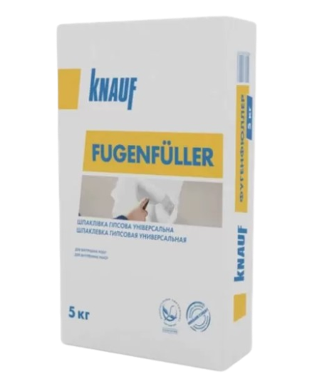 Шпаклівка універсальна Knauf FugenFuller гіпсова, 5 кг